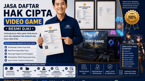 Cara Daftar Hak Cipta Game agar Karya Digital Mendapat Perlindungan