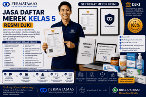 Jasa Pendaftaran Merek Kelas 5 untuk Suplemen Farmasi, Vitamin, Mineral, dan Sediaan Nutrisi Medis Resmi DJKI