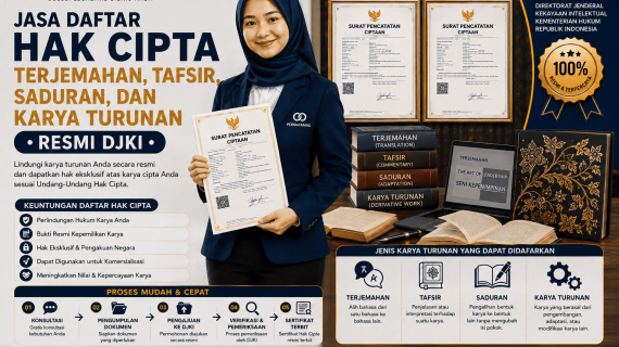 Syarat Daftar Hak Cipta Terjemahan Resmi DJKI