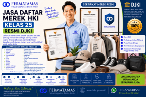 Jasa Daftar Merek Kelas 25 untuk Kaos, Kemeja, Jaket, dan Celana Resmi DJKI