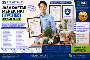 Kelas 44 Merek Produk untuk Jasa Pembibitan Tanaman, Penataan Lanskap, dan Pemeliharaan Kebun Resmi DJKI: Jasa Pendaftaran Merek Resmi DJKI