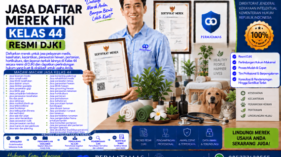 Jasa Daftar Merek Kelas 44 untuk Jasa Rumah Sakit, Klinik Kesehatan Mental, dan Layanan Rehabilitasi Resmi DJKI