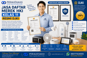 Jasa Pendaftaran Merek Kelas 11 untuk Kulkas, Freezer, Mesin Pendingin, dan Peralatan Refrigerasi Resmi DJKI