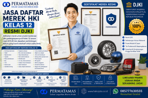 Jasa Pengurusan Merek Kelas 12 untuk Kapal, Perahu, Pesawat Terbang, dan Kendaraan Air Resmi DJKI