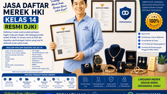 Jasa Daftar Merek Kelas 14 untuk Perhiasan, Cincin, Gelang, dan Kalung Resmi DJKI